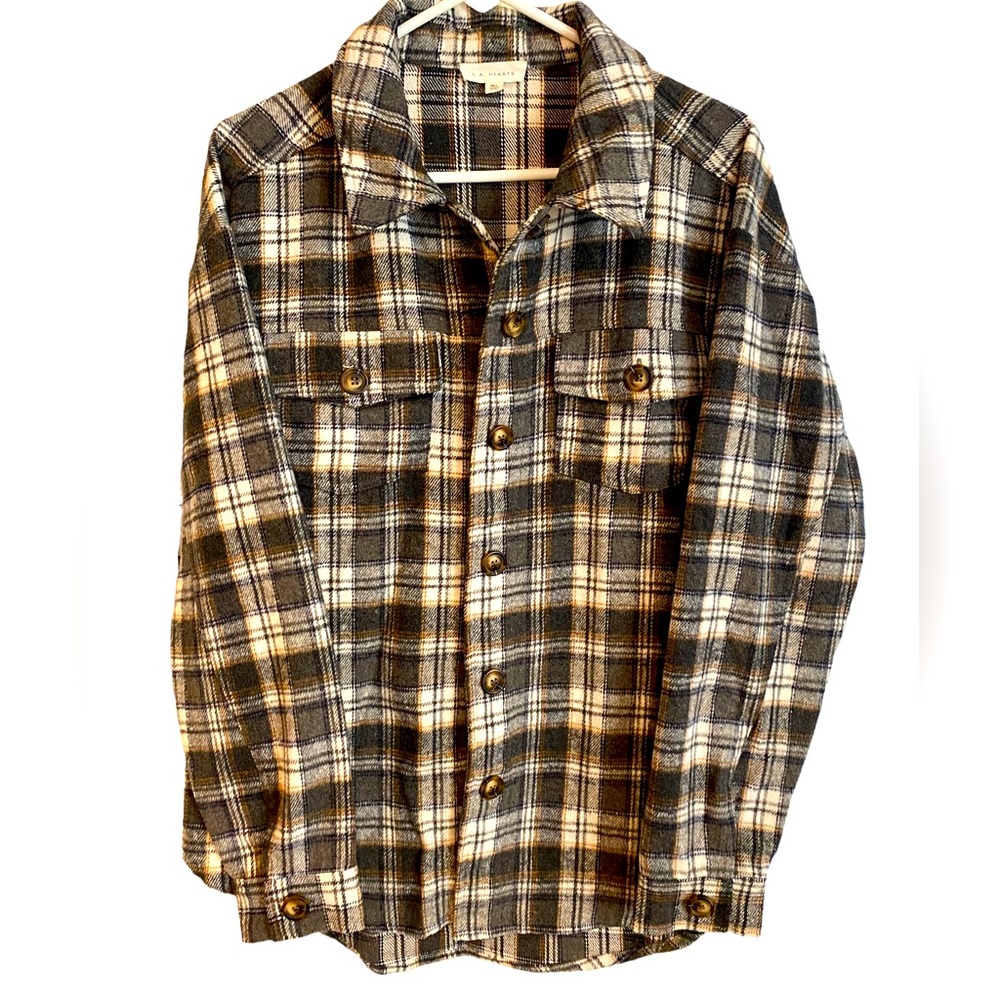 LA Hearts Flannel Jacket M/L